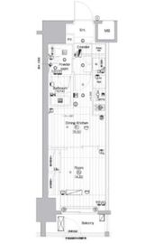 PREMIUM CUBE 亀戸 (プレミアムキューブ亀戸) 1階 間取り図