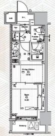 PREMIUM CUBE 亀戸 (プレミアムキューブ亀戸) 2階 間取り図