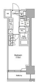 ザ・パークハビオ新御徒町 304 間取り図