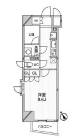 デュオステージ後楽園 1501 間取り図