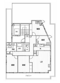 ガーデンテラス南麻布 501 間取り図