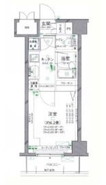 パレステュディオ渋谷ウエスト 8階 間取り図