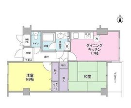 ヴェラハイツ目黒ガーデン 3階 間取り図