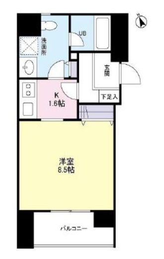 オーキッドプレイス 1001 間取り図