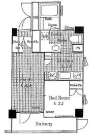 キスト原宿 1階 間取り図