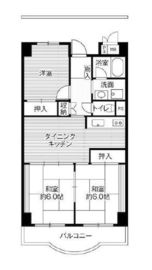 ビレッジハウス芝浦タワー 1-305 間取り図