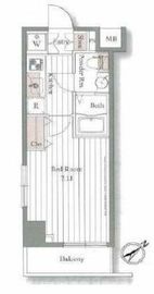 ドゥーエ大森 1304 間取り図