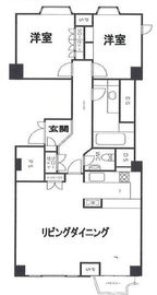 南青山第一マンションズ 3階 間取り図