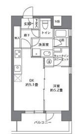 エルスタンザ白金台 701 間取り図