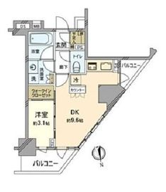 イトーピア目白カレン 10階 間取り図