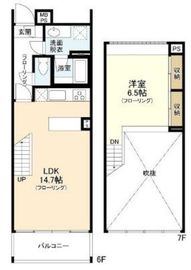 ウェルスクエア碑文谷 6F2 間取り図