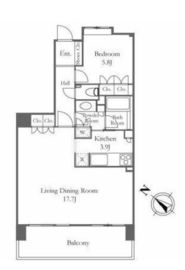 ヒルズ目白台 5階 間取り図