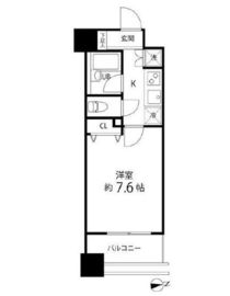 スペーシア秋葉原 602 間取り図