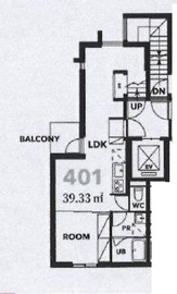 LUXE南青山 (リュクス南青山) 401 間取り図