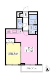 ミア高輪 3B 間取り図