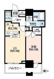 クレストタワー品川シーサイド 9階 間取り図