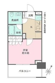 アンディーン月島 10階 間取り図