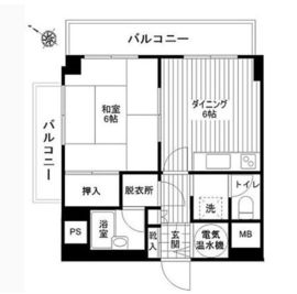 ライオンズプラザお茶の水 6階 間取り図