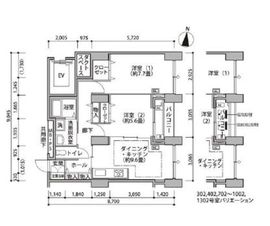 東雲キャナルコートCODAN 14-902 間取り図