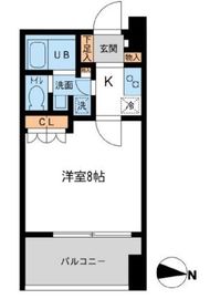 サンフル押上1 203 間取り図