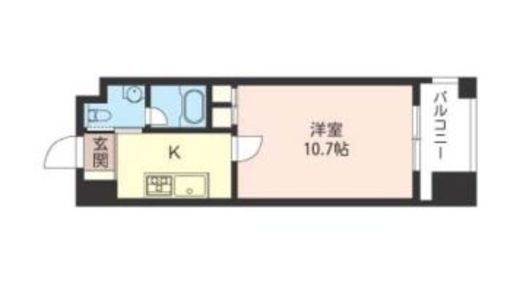 エスティメゾン銀座 603 間取り図