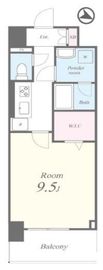キャナルテラス品川 1404 間取り図