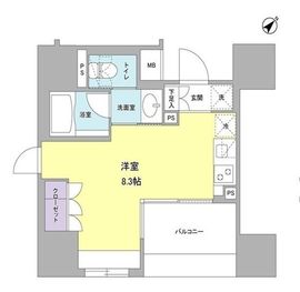 コンフォリア池袋DEUX 505 間取り図