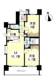 グラーナ上野 801 間取り図