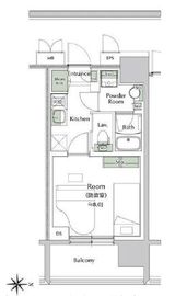 プレイ新丸子 302 間取り図