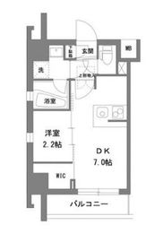 ラグゼナ錦糸町 201 間取り図