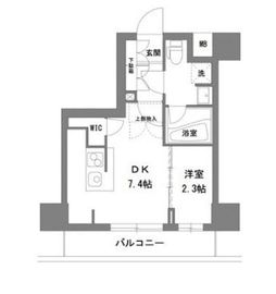 ラグゼナ錦糸町 303 間取り図