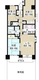 菊川パーク・ホームズ 1階 間取り図