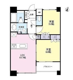 タワービューレジデンス吾妻橋 1104 間取り図