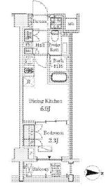 アクアレジデンス錦糸町 413 間取り図