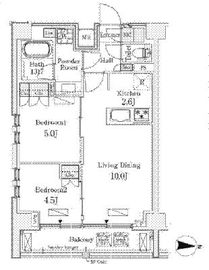 ベルファース錦糸町 505 間取り図