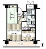 イーストコモンズ清澄白河パークフラッツ 5階 間取り図