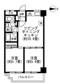 ソサエティ森下 803 間取り図