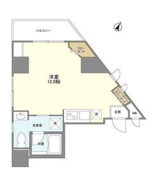 ププレMIYA八丁堀 502 間取り図