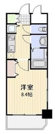 メゾン・ド・ヴィレ高輪魚らん坂 608 間取り図