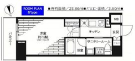 ステージグランデ芝大門 6階 間取り図