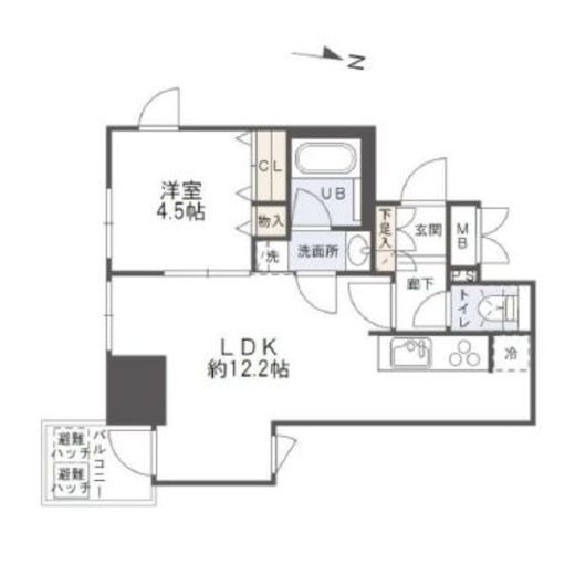 GRAN PASEO森下 (グランパセオ森下) 503 間取り図