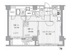 ヒューリックレジデンス茗荷谷 501 間取り図