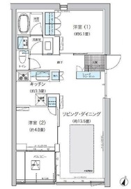 ガーデニエール砧ウエスト 553 間取り図