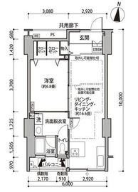 東雲キャナルコートCODAN 11-1009 間取り図