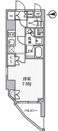 ドゥーエ池袋 1103 間取り図