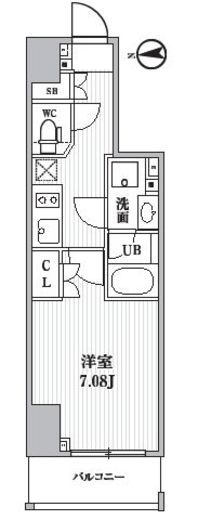 ドゥーエ池袋 902 間取り図