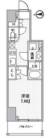 シーズンフラッツ池袋 1002 間取り図