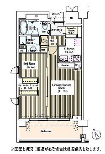 マチュリティ小石川 301 間取り図