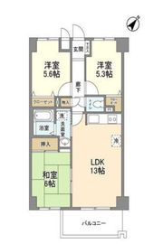 サント・コア目黒 404 間取り図