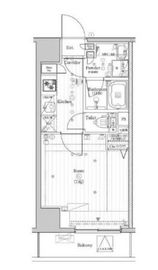 プレミアムキューブジー市谷甲良町 3階 間取り図